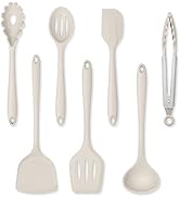 Herogo Silicone Cooking Utensils Set, 7-Piece Kitchen Utensils Set, Heat Resistant Cooking Gadget...