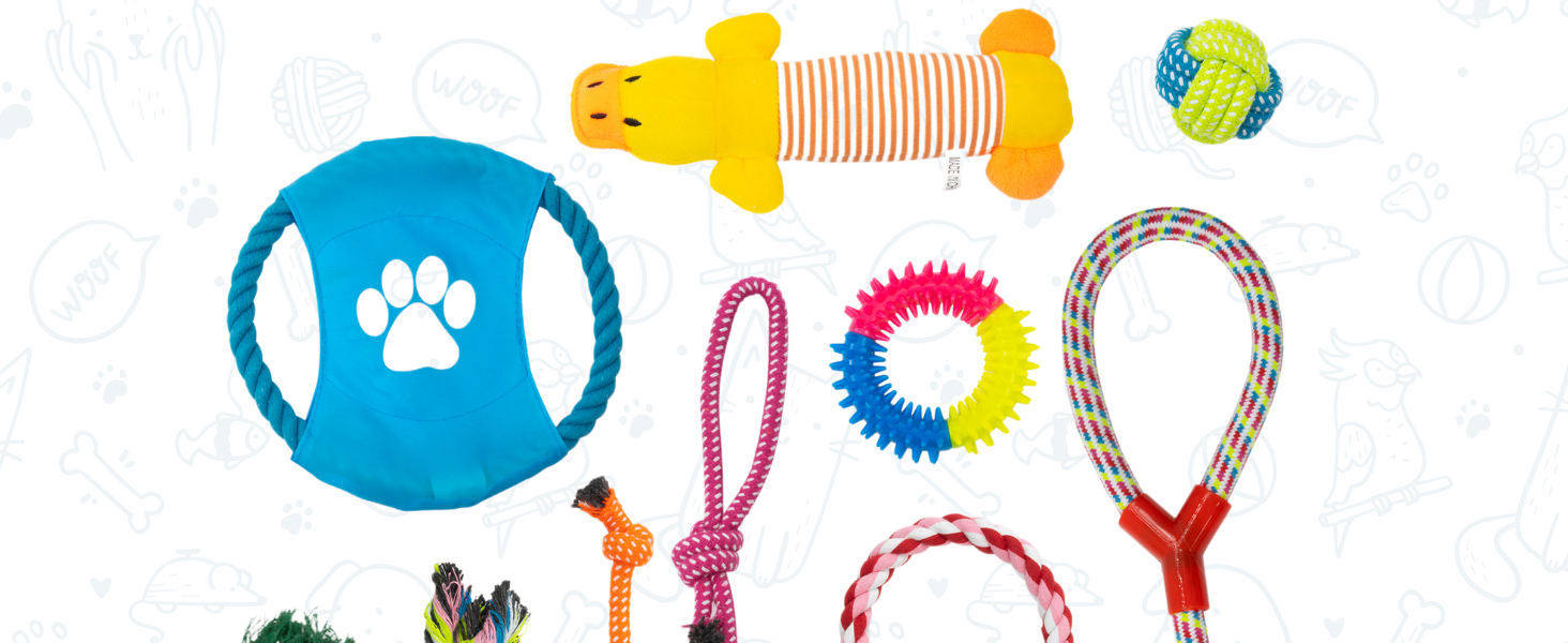 puppy teething toys