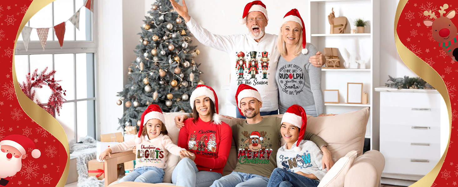 christmas iron on transfers for t-shirts