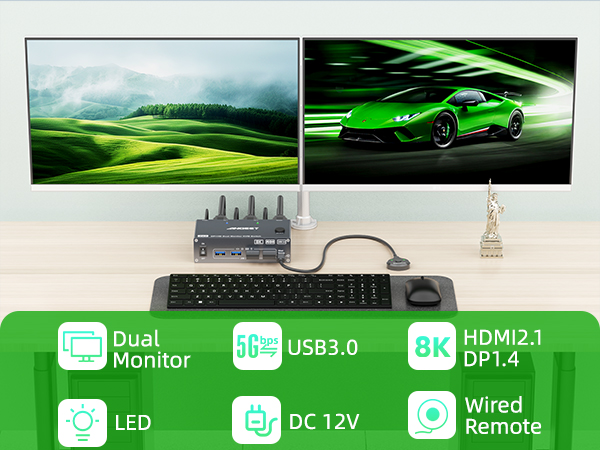 dual monitor kvm switch 2 monitors