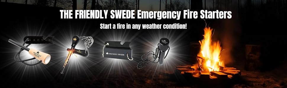 The Friendly Swede Emergency Fire Starters