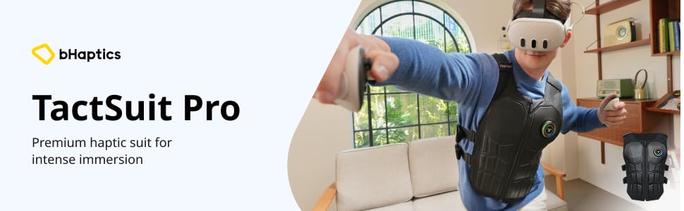 TactSuit Pro: el traje háptico premium para una inmersión intensa