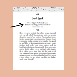 An example of the verses shared