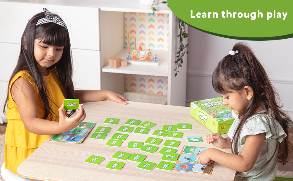 Skillmatics Board Game Memory Match Animal Fun & Fast Memory