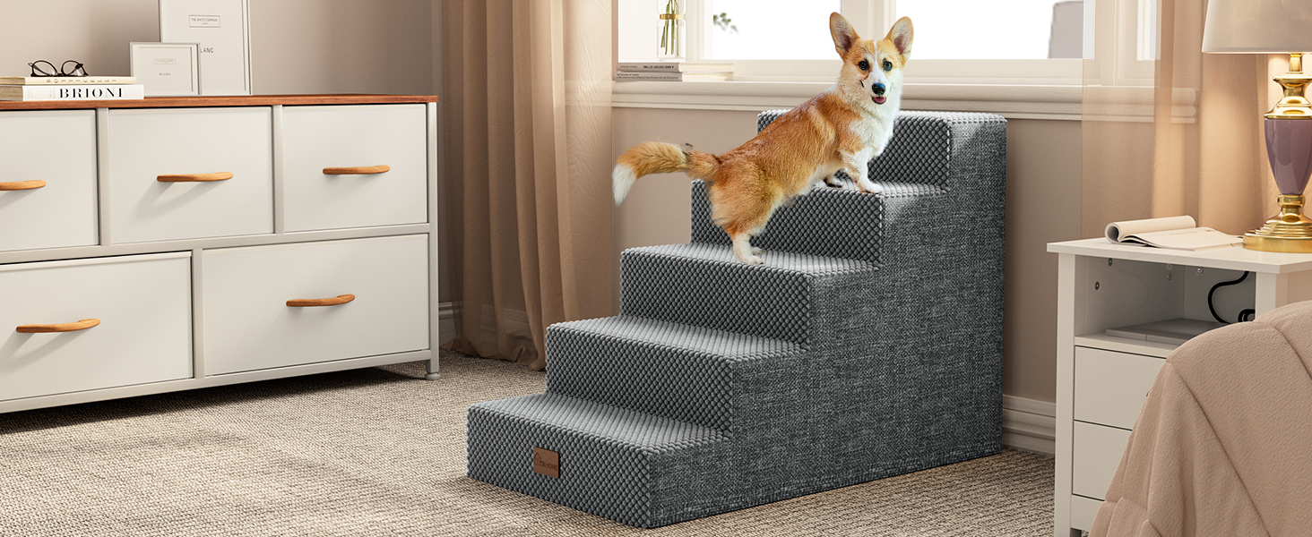 YITAHOME Dog Stairs, Pet Stairs for Small Dog, Pet Steps