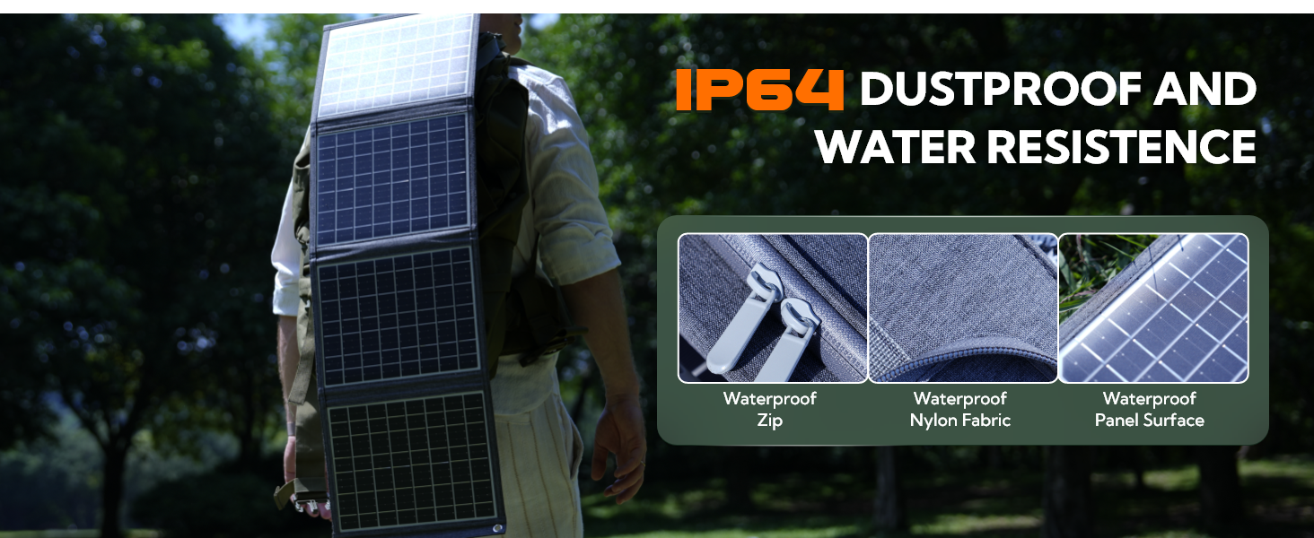 portable solar panel 40w