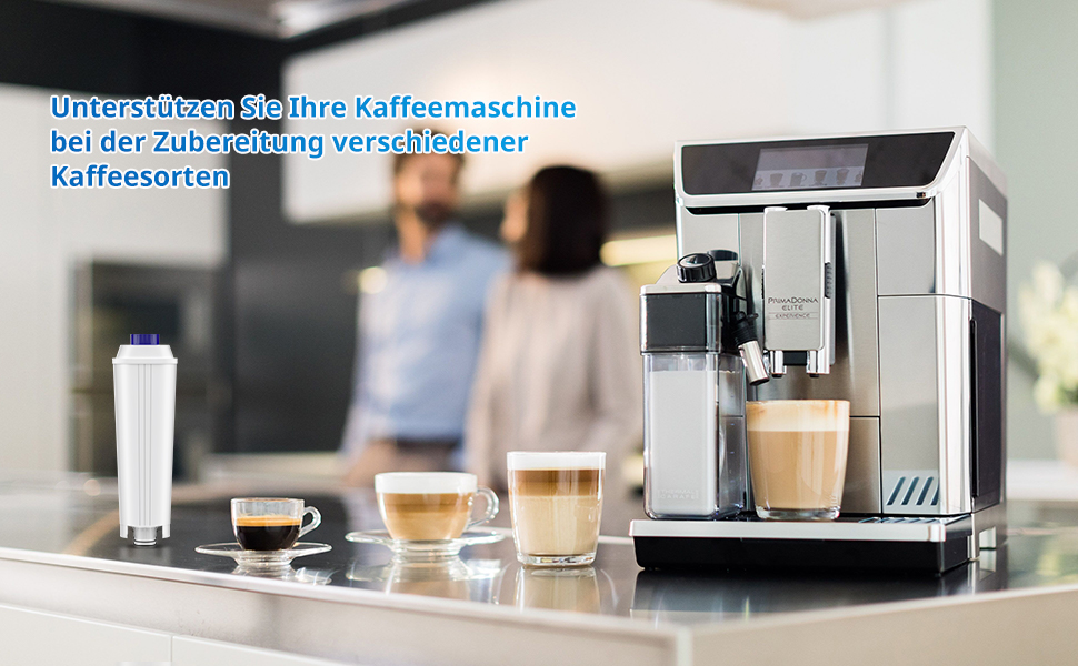 Wasserfilter Ersatz für DeLonghi DLSC002, Kaffeefilter Wasserfilter