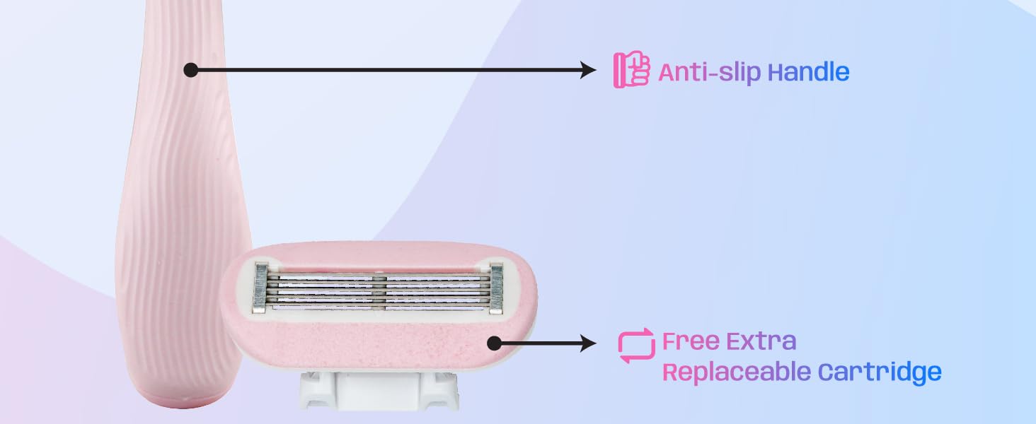 welme razor pink for women full body trim