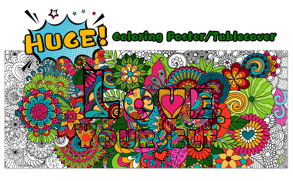 coloring posters for adults large