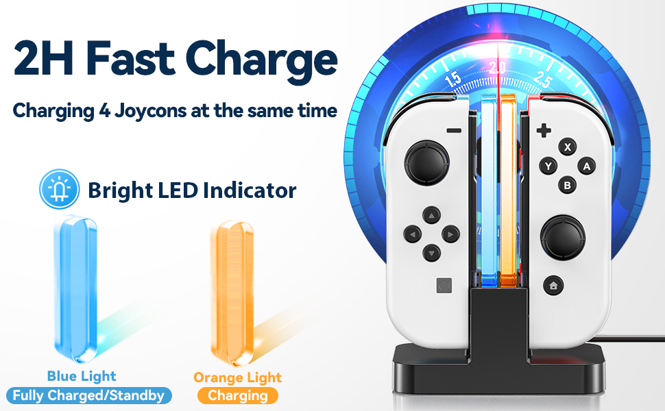 Switch Controller Charger Dock for Nintendo Switch Joycon
