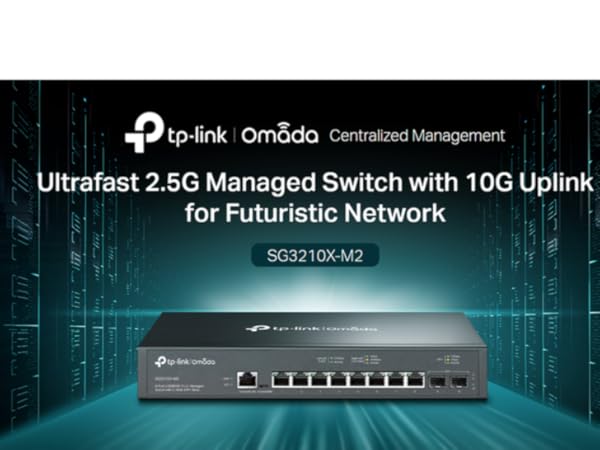 SG3210X-M2 Omada 2.5G+ポート×8 L2+マネージスイッチ Amazon | TP-LINK Omada 2.5G 16ポート&10GE SFP+ 2ポート L2+