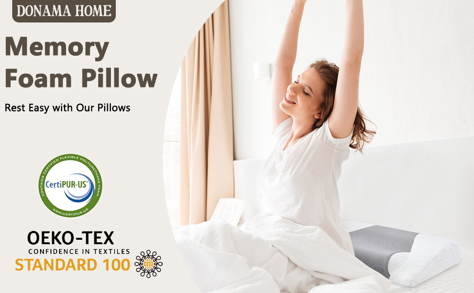 DONAMA HOME Memory Foam Pillow