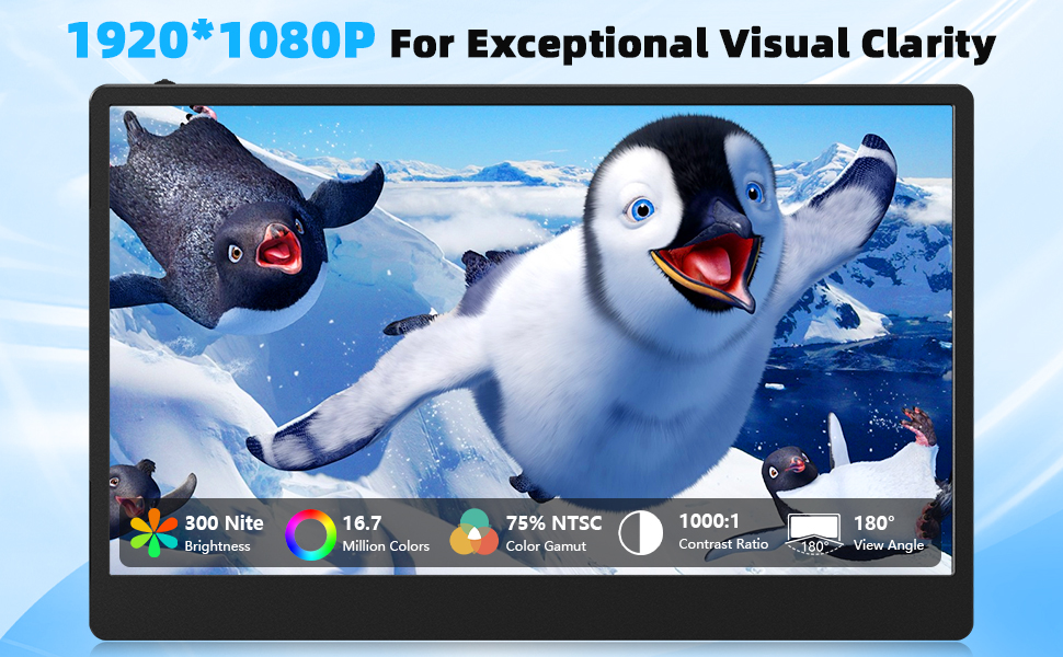 Exceptional visual clarity