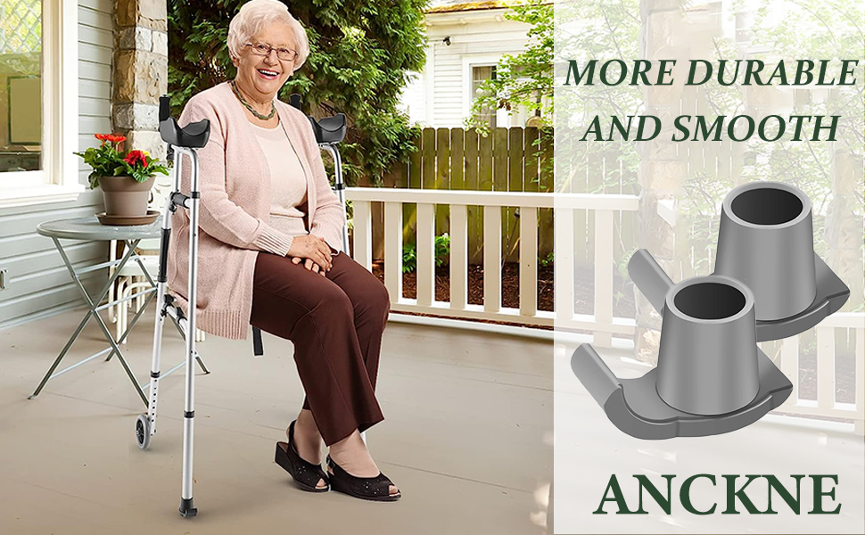 ANCKNE Walker Glide Skis, Universal Fit Walker Feet Glides