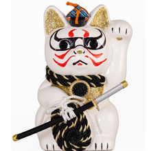 白招き猫　左手高上げ　縁起物　ビッグサイズ 白招き猫 左手高上げ 縁起物 ビッグサイズ 白招き猫 左手高上げ