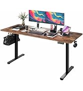 Monomi Electric Standing Desk, 63 x 28 inches Height Adjustable Ergonomic Home Office Sit Stand U...