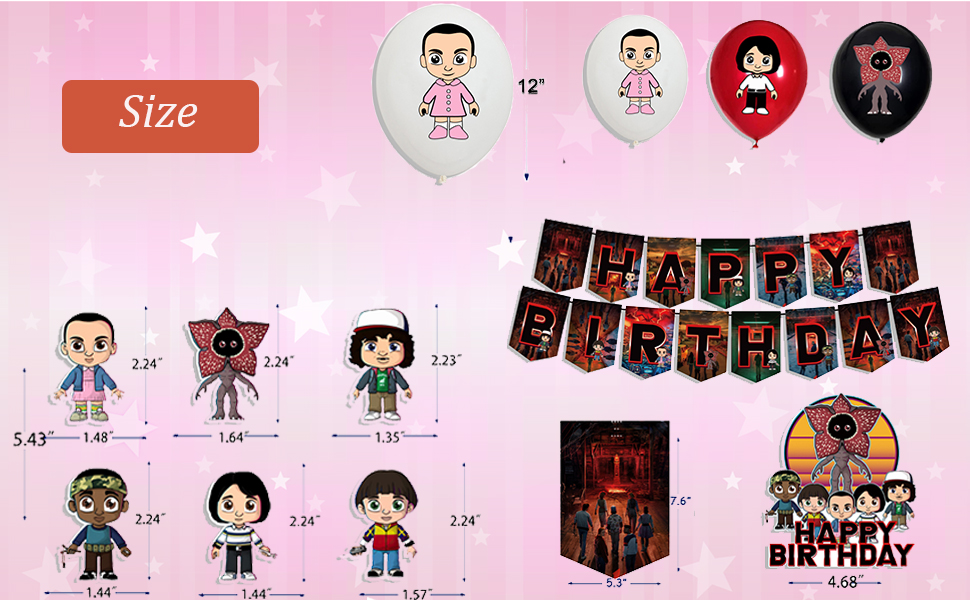 stranger things party supplies