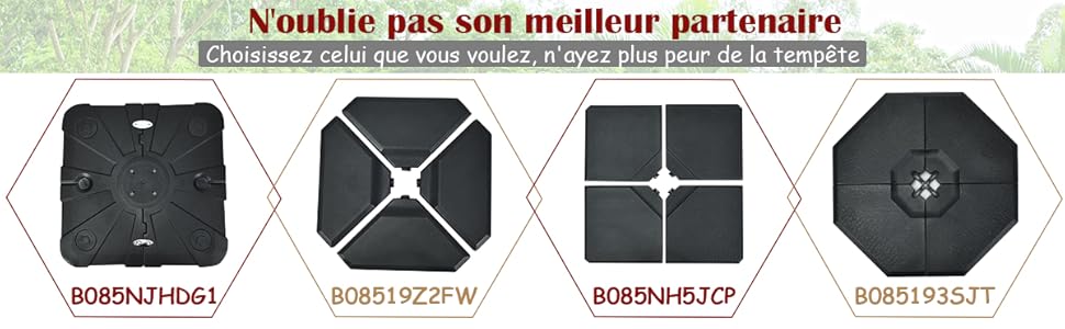 Parasol Déporté Exterieur