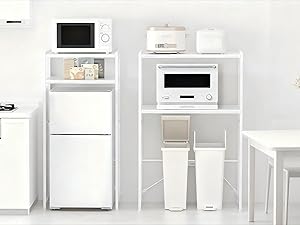 Amazon.co.jp: 【幅伸縮・2口コンセント・高さ調整】レンジ