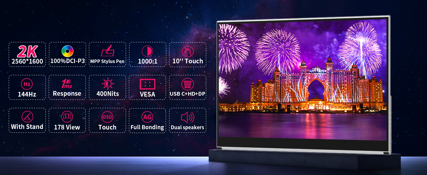 Magedok 16 inch gaming portable monitor