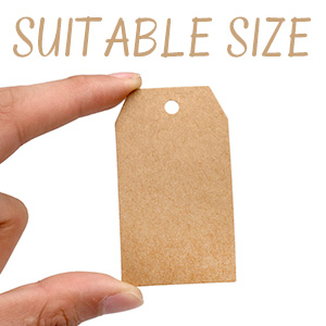 Amazon.com : 100PCS Christmas Gift Tags with Twine Brown Tag ...