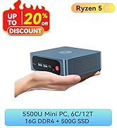 TRIGKEYミニPC AMD Ryzen 5 5500U 16GB 1TB Amazon.com: TRIGKEY Mini PC Ryzen 5 5500U(6Cores, 12Threads) 16GB