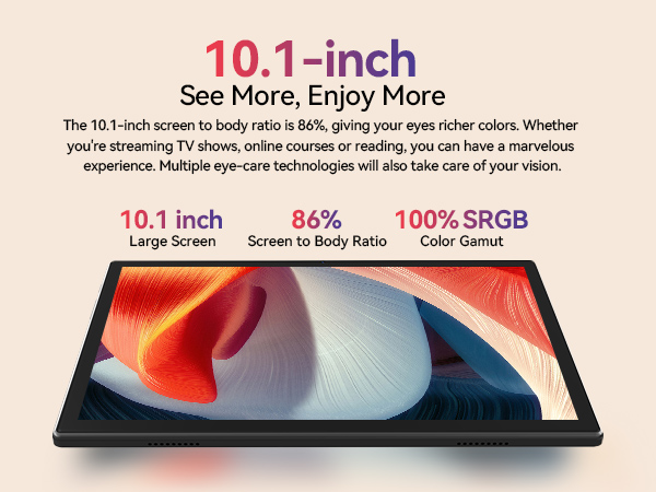 10.1 inch tablet