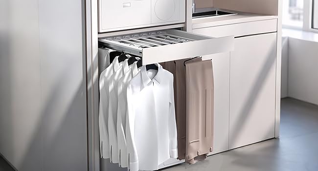 pull-out drying rack