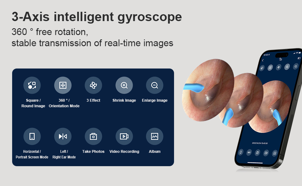 ear cleaner with camera and light