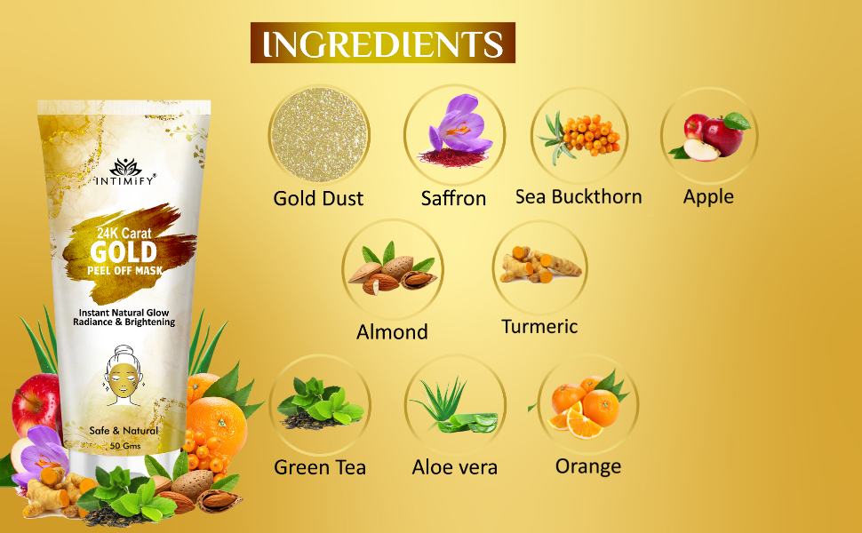gold peel mask for women