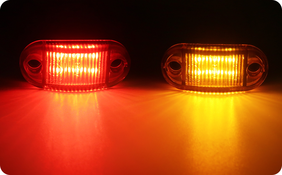 PSDRIQQ 6 LED Trailer Lights Kit Side Marker Clearance