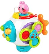 Vanmor Busy Cube for Kids, Baby Sensory Busy Board Travel Learning Toy for Toddlers, Montessori E...
