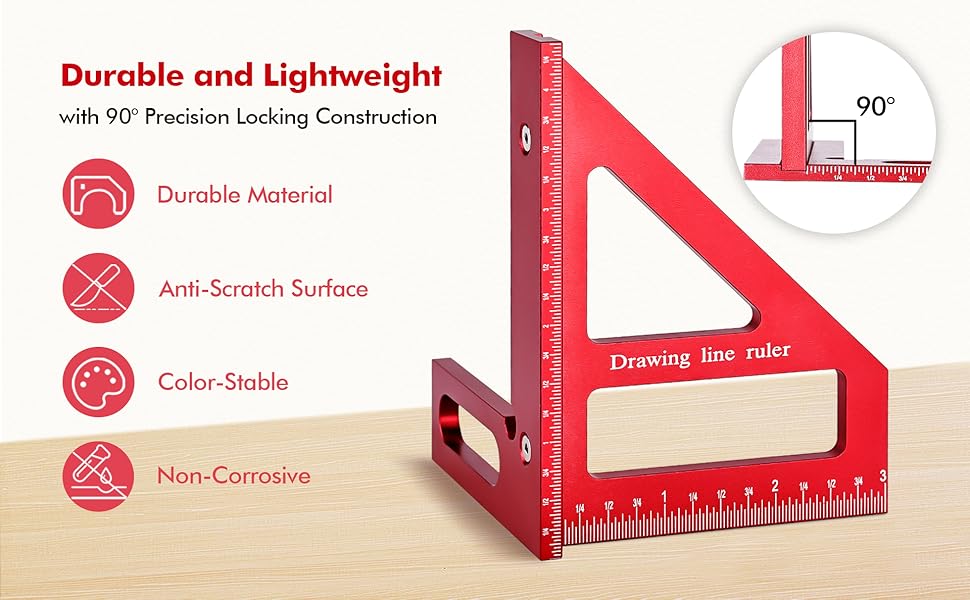 3D Multi-Angle Measuring Ruler imperial