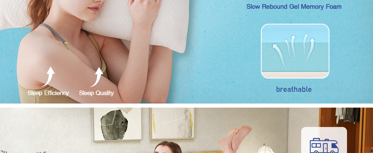 Memory Foam Mattress Topper