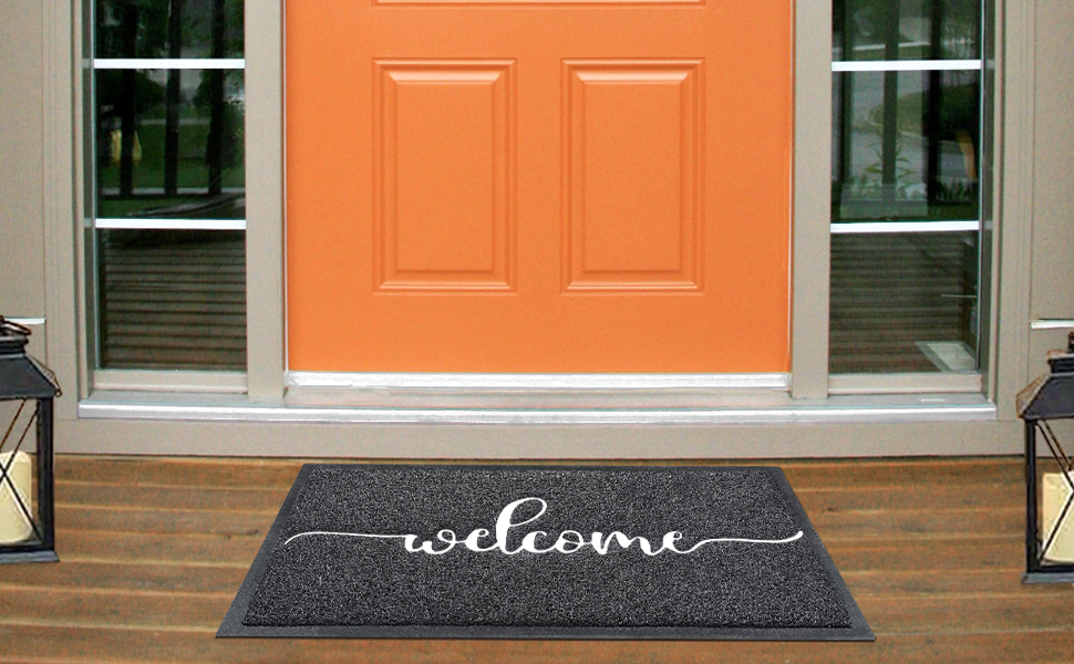 AAZZKANG Mats for Front Door Non Slip Door Mat Low