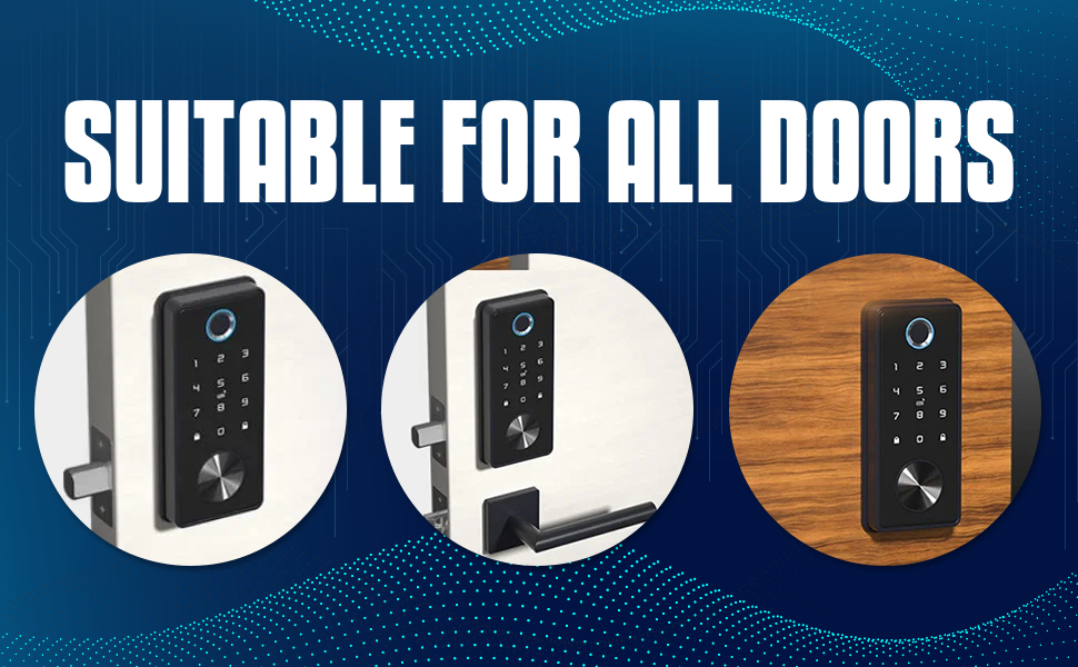 Outdoor Lock Smart Electronic Keyless Entry Door Lock WIFI