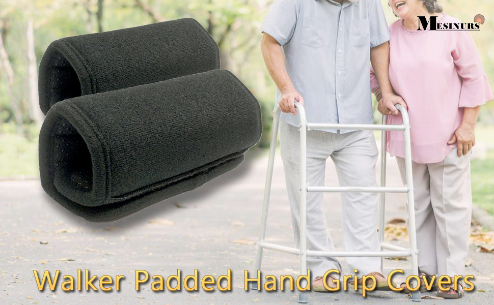 Universal walker hand grip pad cover 