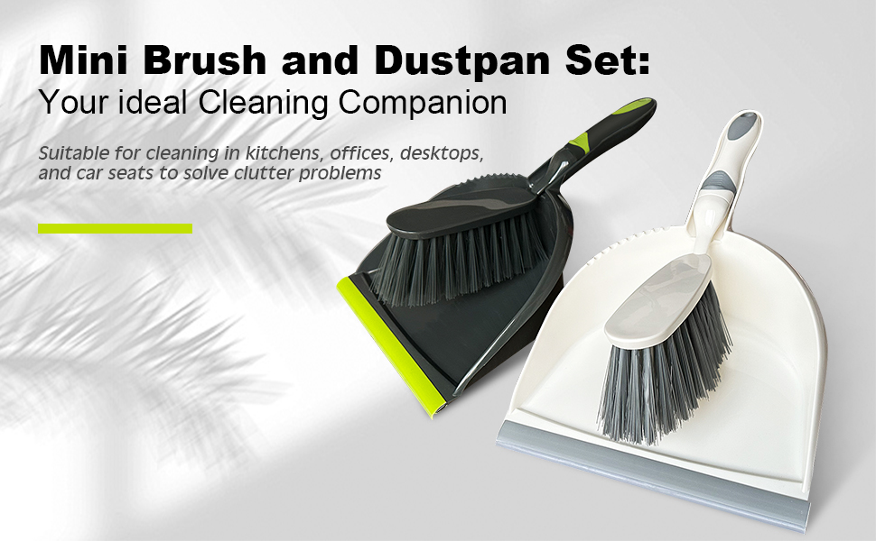 broom with dustpan combo set