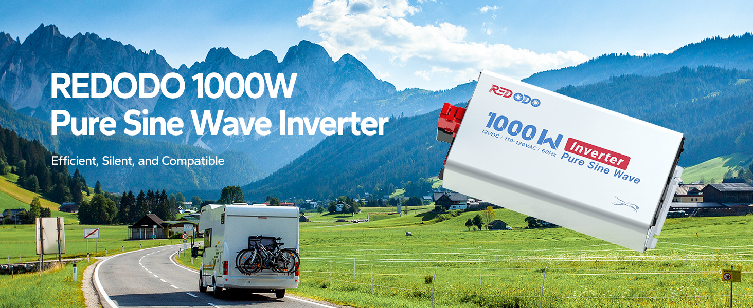 Redodo 1000W Solar and Wind Power Inverter