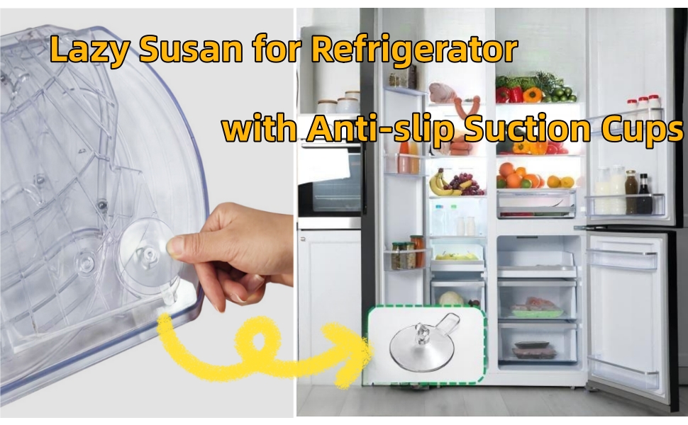 Lazy Susan Organizer Mezdbrud Lazy Susan for Refrigerator