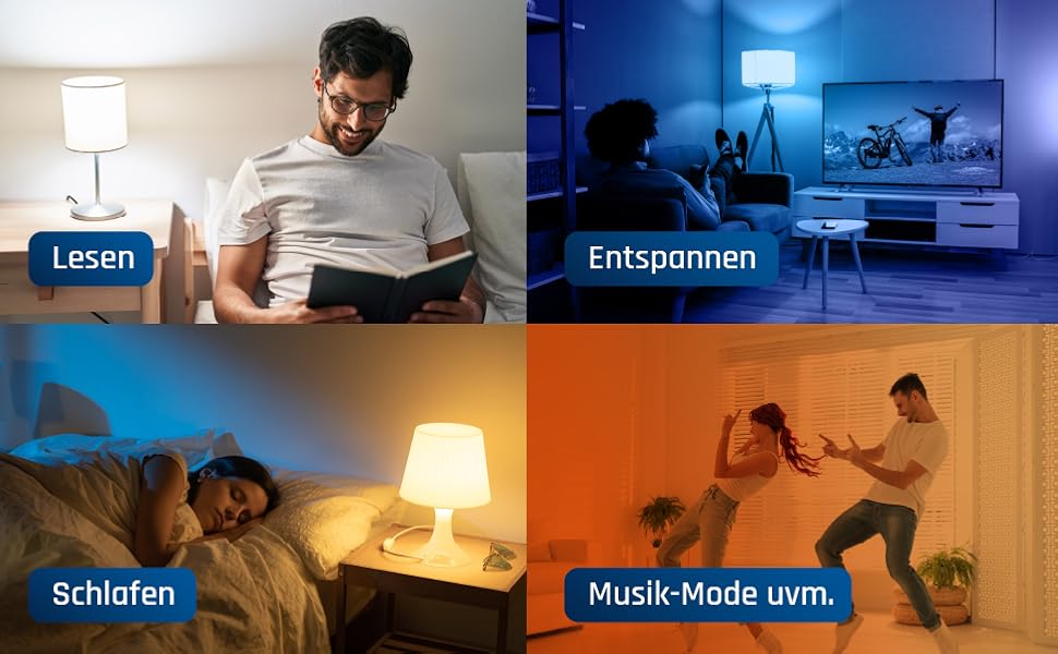 Smart LED E14 Kerze Wlan Alexa Google Home Siri