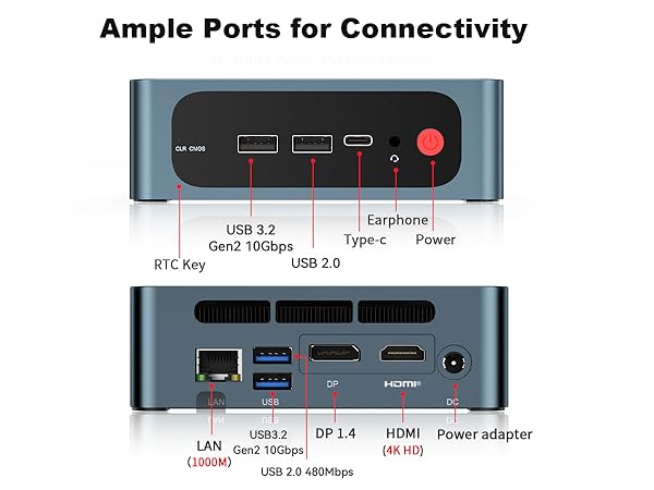 Trigkey S5 Pro Ryzen7 5700U ミニPC RAM32GB Amazon.com: TRIGKEY Mini PC, Ryzen 7 6800U (8C/16T, Up to 4.7GHz