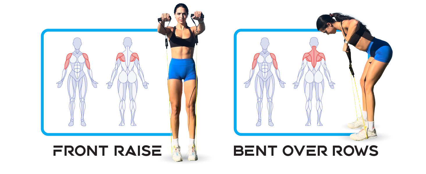 Front Raise Exercise Bent Over Rows Exercise