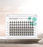 BEYELIAN Lash Clusters, 72 Pcs 10-16mm Individual Cluster Lashes False Eyelashes Extension Natura...