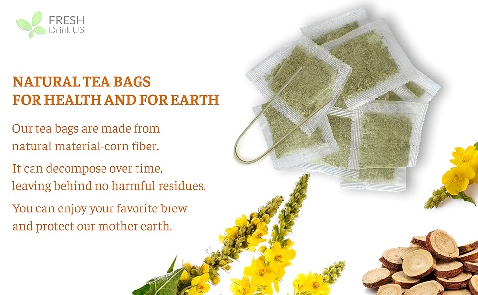 mullein licorice leaf root tea bags