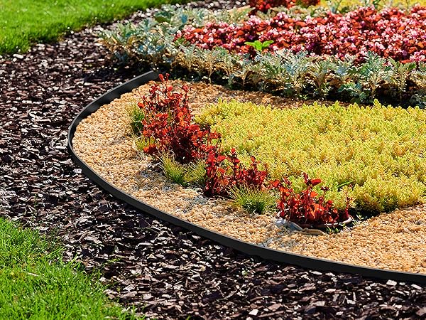 家具 landscape LXS Landscape Edging No Dig 2 inch Tall 33FT Garden Edging