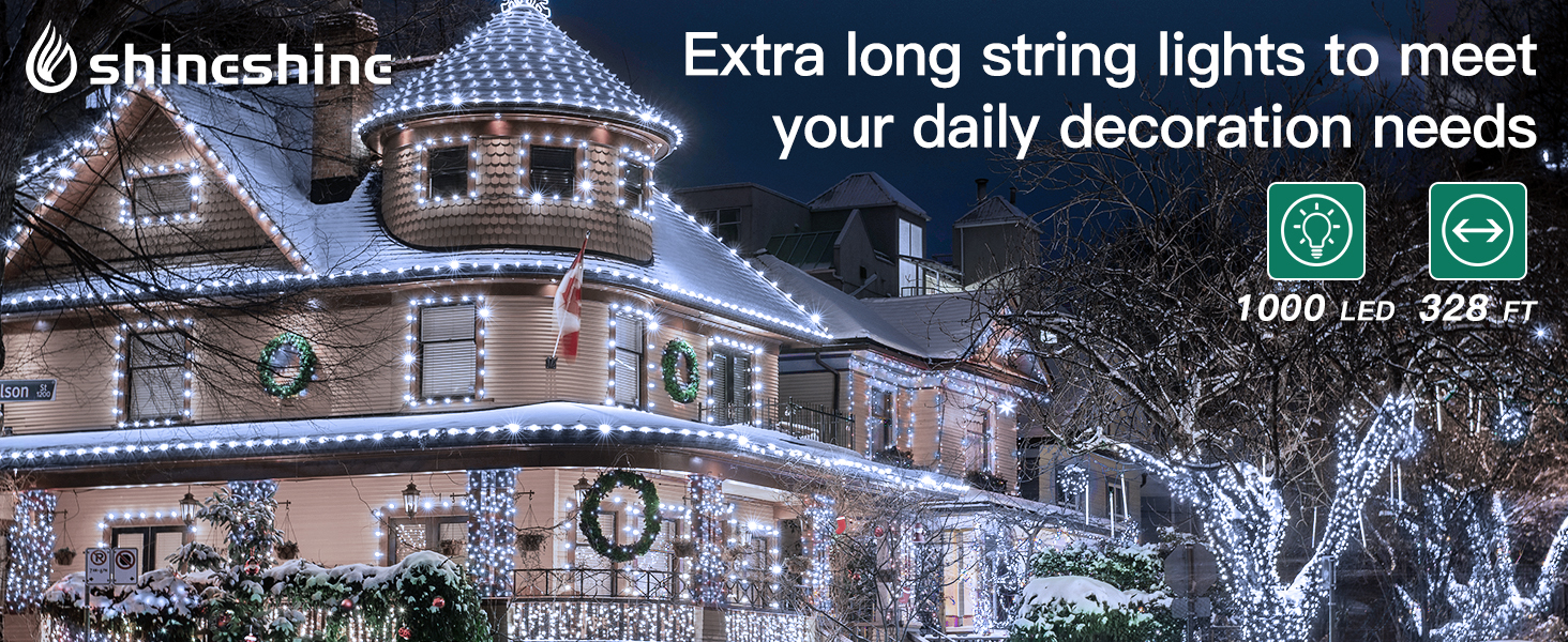 ShineShine Outdoor Christmas Lights