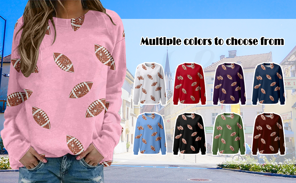 Game day Football Sweatshirt Women