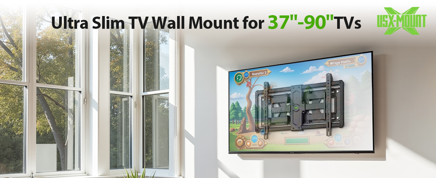 ultra slim tv mount