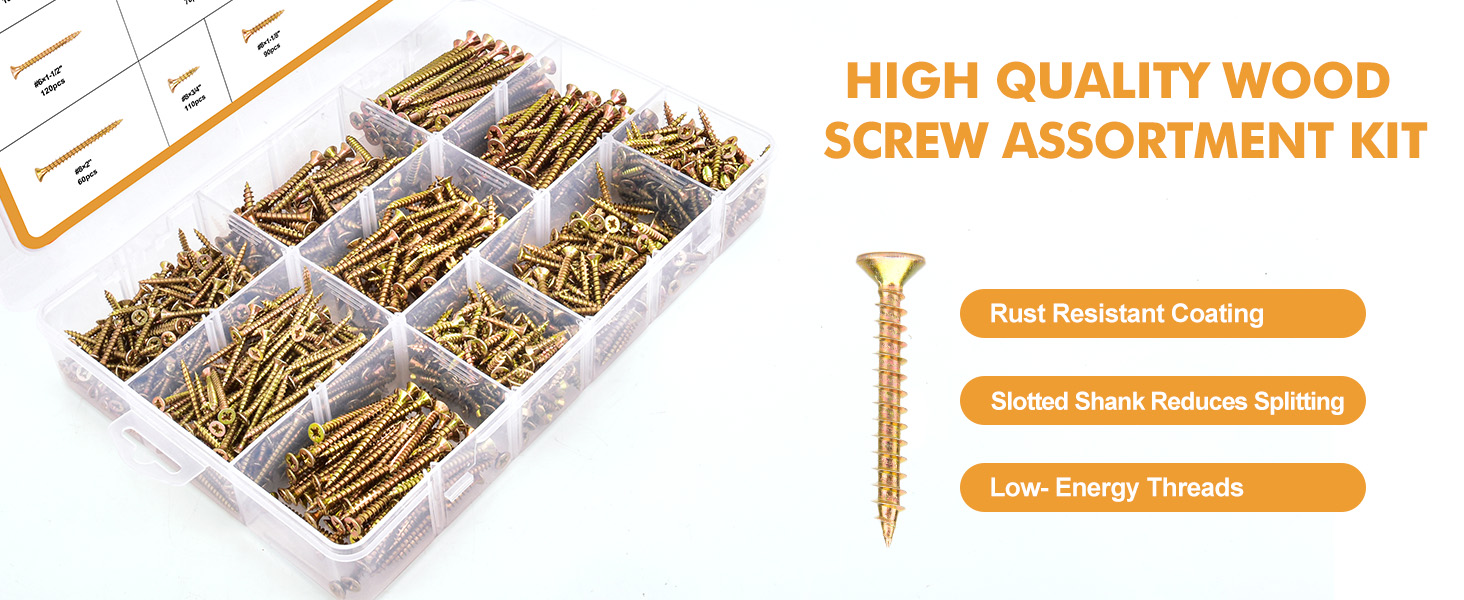 wood screw assortment
